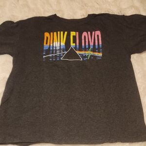 Pink Floyd Band Tee - Charcoal with Color Graphic